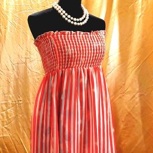 Reversible Stars and Stripes Women's Strapless Dress OP